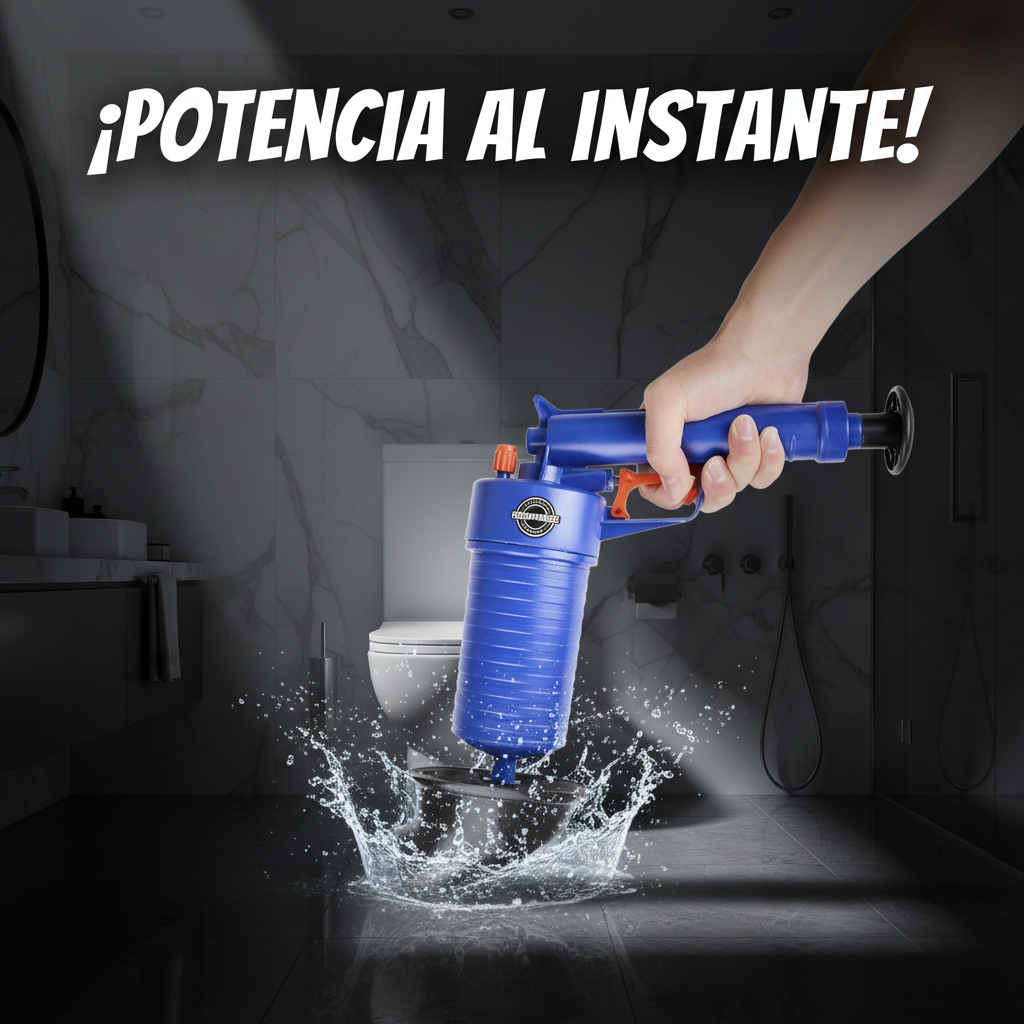 Pistola Destapa Caños De Aire Comprimido