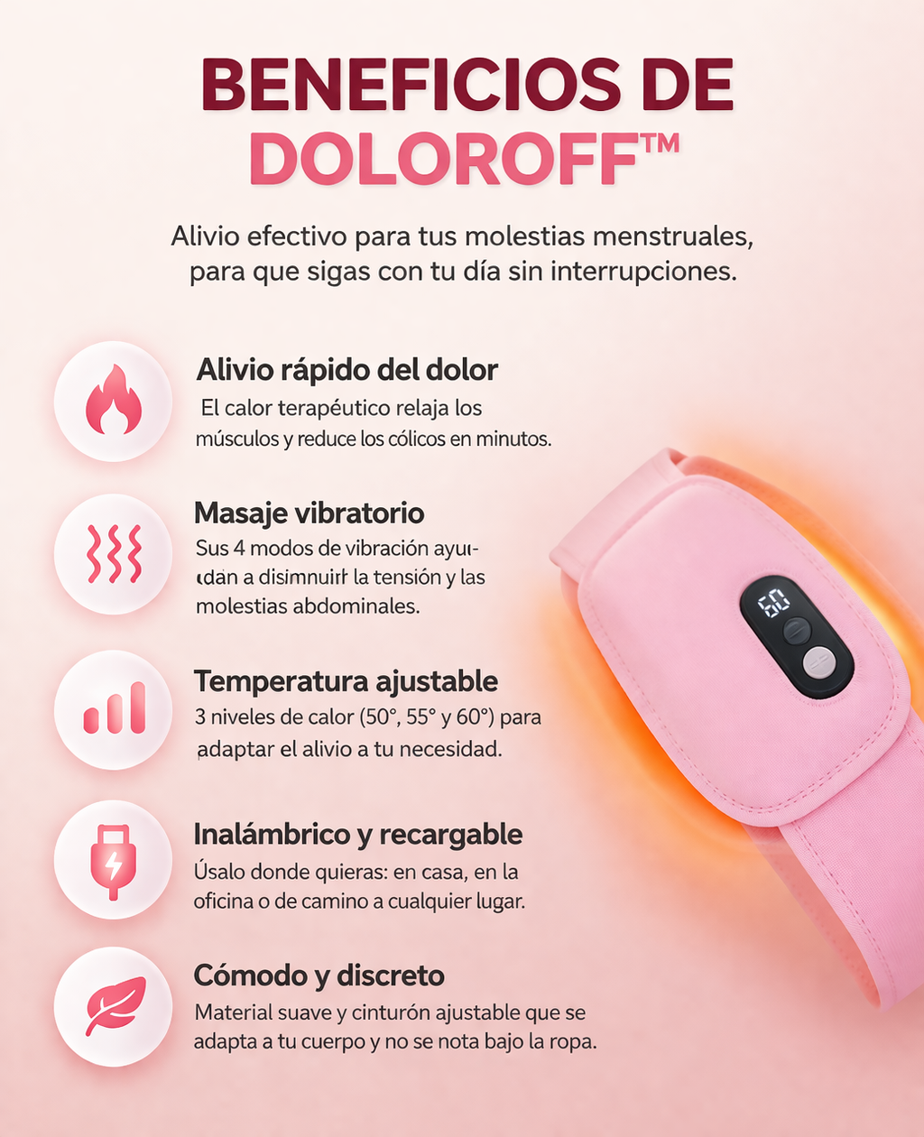DolorOff™ | Cinturon para cólicos