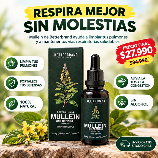 Betterbrand Mullein -  Detox Pulmonar 60 ML