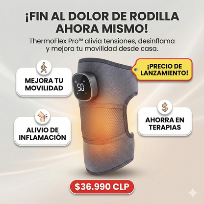 ThermoFlex Pro™ | Masajeador De Rodilla + Calefacción