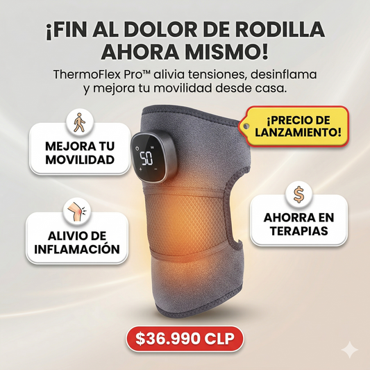 ThermoFlex Pro™ | Masajeador De Rodilla + Calefacción