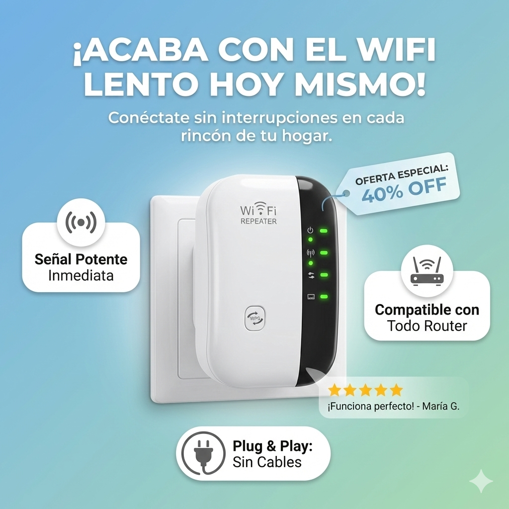 MaxRange™ - Repetidor de señal WIfi