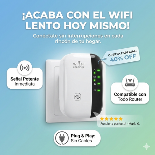 MaxRange™ - Repetidor de señal WIfi