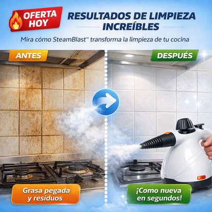 SteamBlast™ | Mopa A Vapor Limpiadora